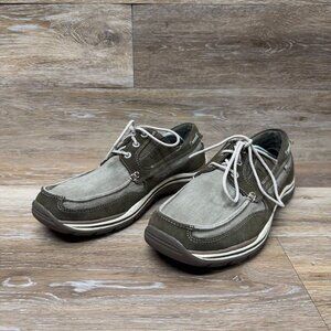 Skechers Expected Gembel Grayish Brown Suede/Textile t Shoe Men's Size 13